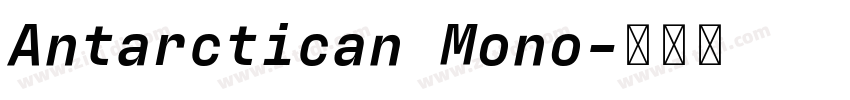 Antarctican Mono字体转换